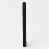 mannen suggestie monogrammen zwart Case-Mate iPhone case (Achterkant/links)