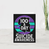 Mannen Suicide Awareness Design Mannen geestelijke Kaart (Voorkant)