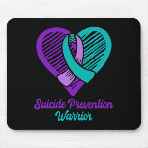 Mannen Suicide Preventie Warrior Jurk Paars En Muismat
