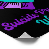 Mannen Suicide Preventie Warrior Jurk Paars En Poster (Hoek)