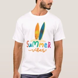Mannen Summer Vibes Surfer T-shirt
