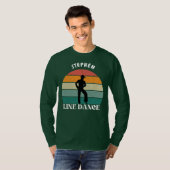 Mannen Sunshine Rainbow Line Dance Shirt (Voorkant volledig)