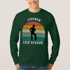 Mannen Sunshine Rainbow Line Dance Shirt