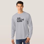 Mannen SUP met Aloha Long Slapes T-shirt (Voorkant volledig)