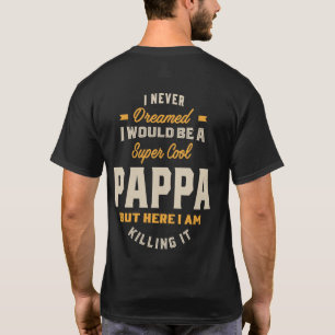 Mannen Super Cool Pappa doodt hem priester Gift T-shirt