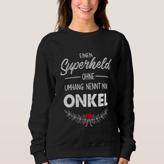 Mannen superheld zonder cape heet oom trui (Voorkant)