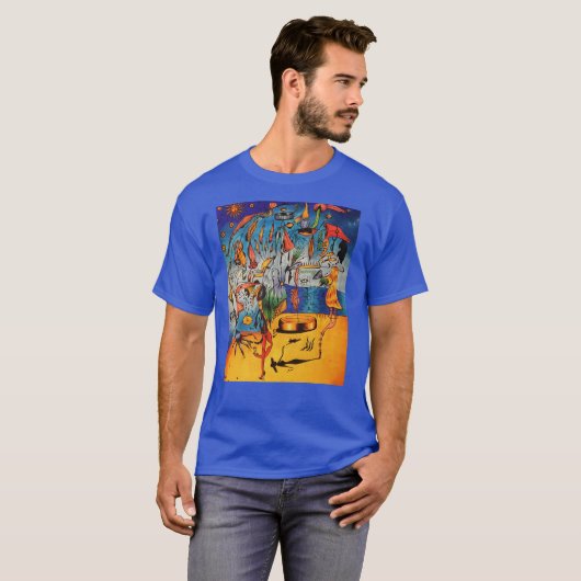 Mannen Surrealistisch T-shirt (Voorkant volledig)