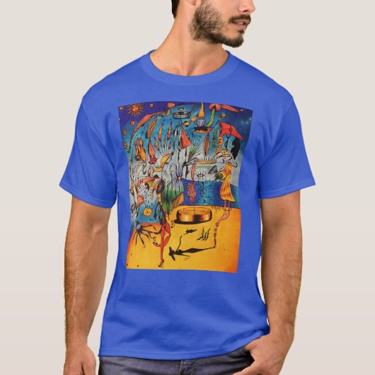 Mannen Surrealistisch T-shirt (Voorkant)