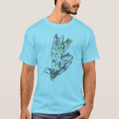 Mannen surrealistische vlindertop graphics van Jos T-shirt (Voorkant)