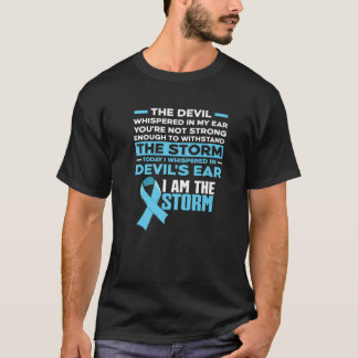 Mannen Survivor Prostate Warrior Storm Prostate Ca T-shirt