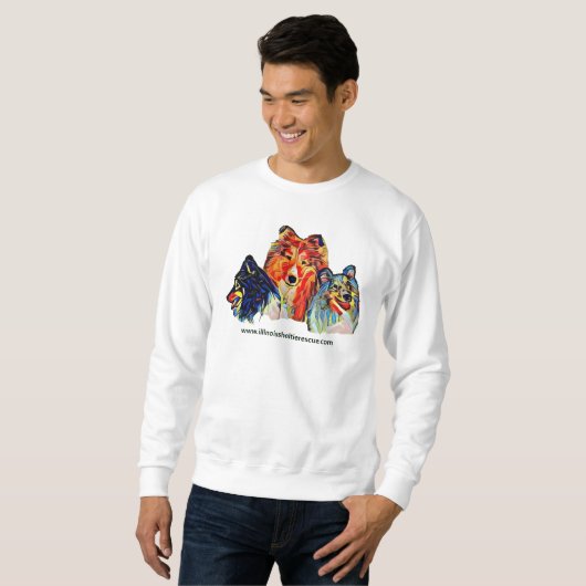 Mannen Sweatshirt (Voorkant volledig)