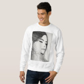 mannen sweatshirt (Voorkant volledig)