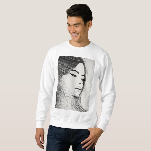 mannen sweatshirt (Voorkant volledig)