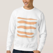 Mannen Sweatshirt met Tiger Stripes (Voorkant)