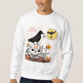 MANNEN SWEATSHIRT - SPOOKY HALLOWEEN (Voorkant)