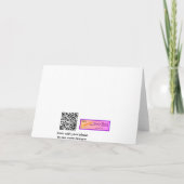 Mannen Swing-dansschoenen Happy Birthday Spats Kaart (Achterkant)