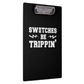 Mannen switches zijn een dripige elektronische cad klembord (Rechts)