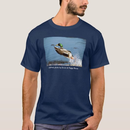 Mannen T/Mallard Duck T-shirt (Voorkant)
