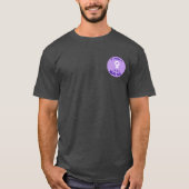 Mannen T Ondersteuning Nerd Girls logo T-shirt (Voorkant)