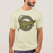 Mannen T-Rex-voorschriften T-shirt (Voorkant)