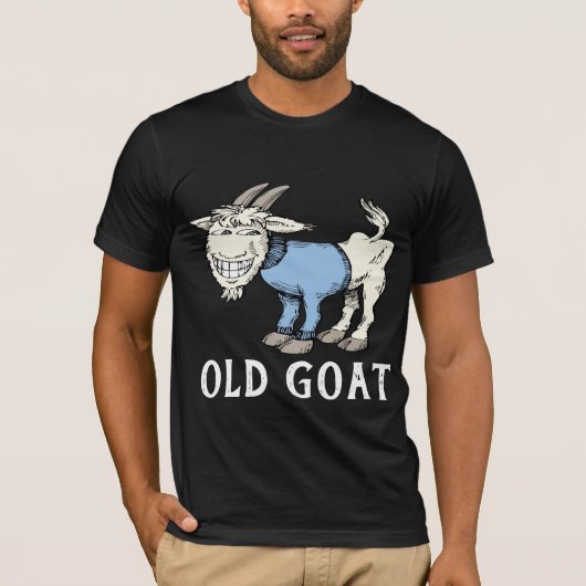 Mannen T-SHIRS VOOR OUDE GOAT BIRTHDAY T-shirt (Voorkant)