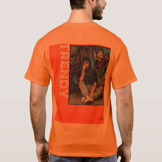 Mannen T-shirt (Achterkant)