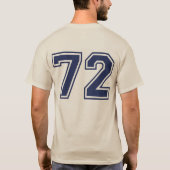 Mannen T-shirt (Achterkant)