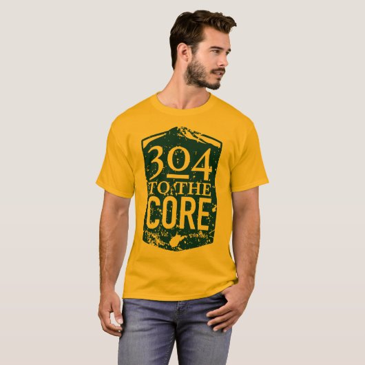 Mannen T-shirt (Voorkant volledig)