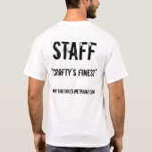 Mannen T-shirt (Achterkant)