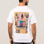 Mannen T-shirt (Achterkant)
