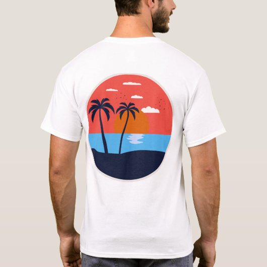 Mannen T-shirt (Achterkant)