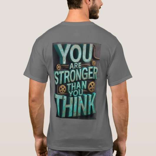 Mannen T-Shirt (Achterkant)