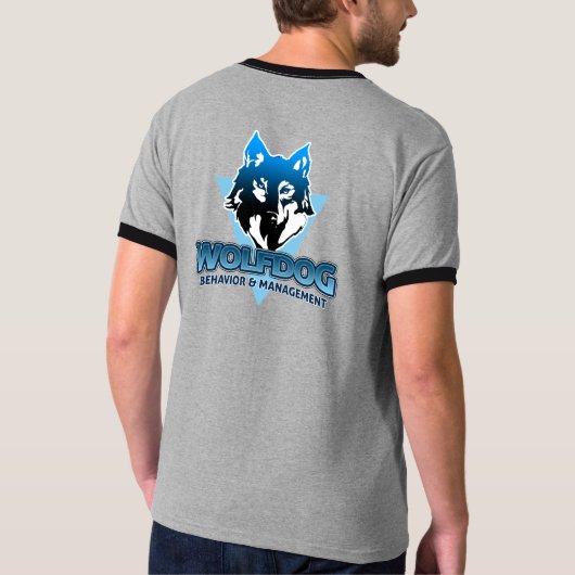 Mannen T-Shirt (Achterkant)
