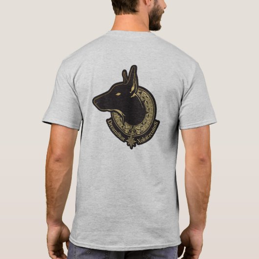 mannen T-shirt (Achterkant)