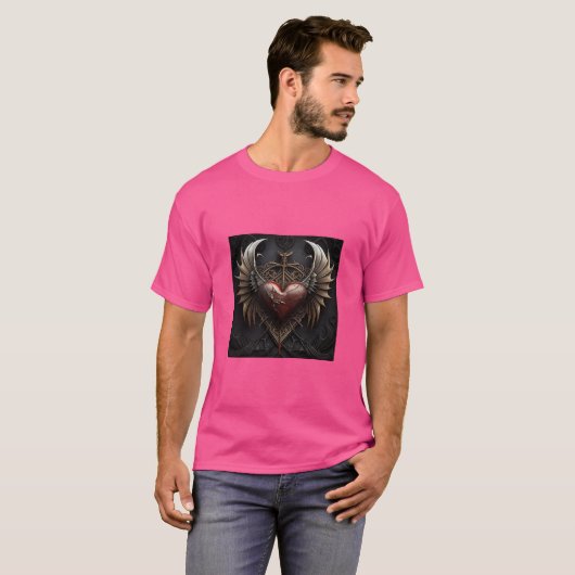 Mannen T-shirt (Voorkant volledig)