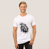 Mannen T-shirt (Voorkant volledig)