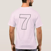 Mannen T-Shirt (Achterkant)