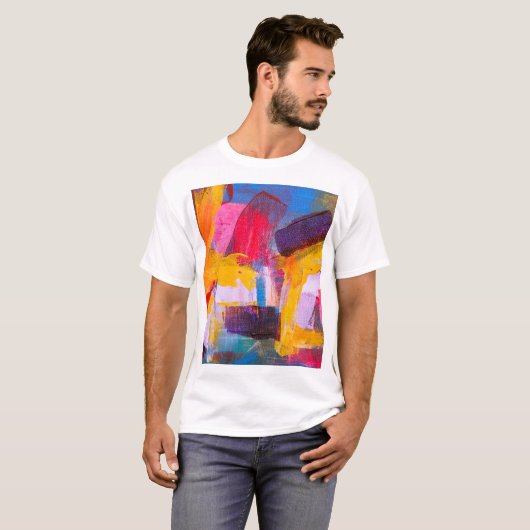 Mannen T-shirt (Voorkant volledig)