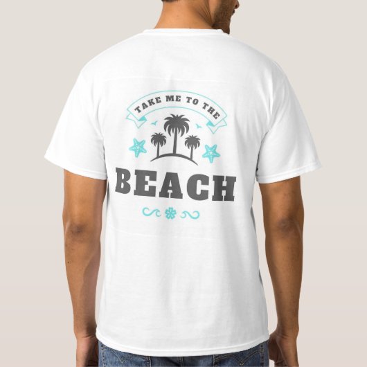 Mannen T-shirt (Achterkant)