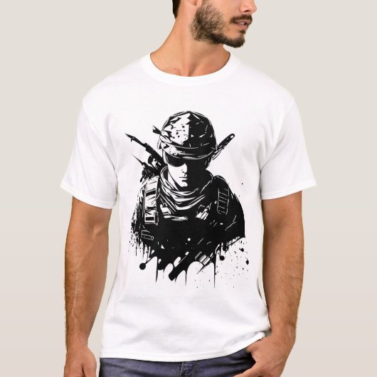 Mannen T-shirt (Voorkant)