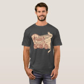 Mannen T-shirt (Voorkant volledig)