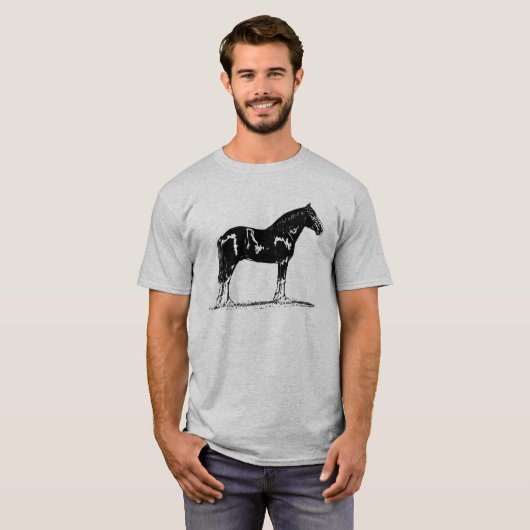 Mannen T-shirt (Voorkant volledig)