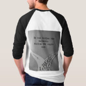 Mannen T-Shirt (Achterkant)