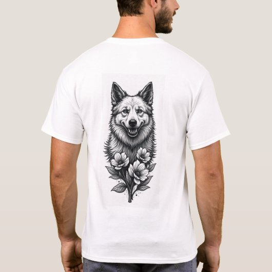 Mannen T-Shirt (Achterkant)