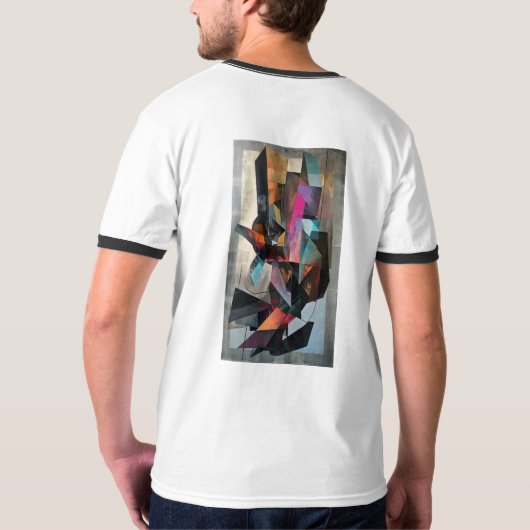 Mannen T-shirt (Achterkant volledig)