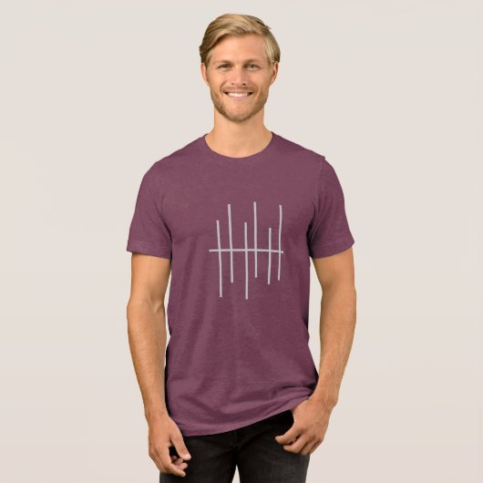 Mannen T-shirt (Voorkant volledig)