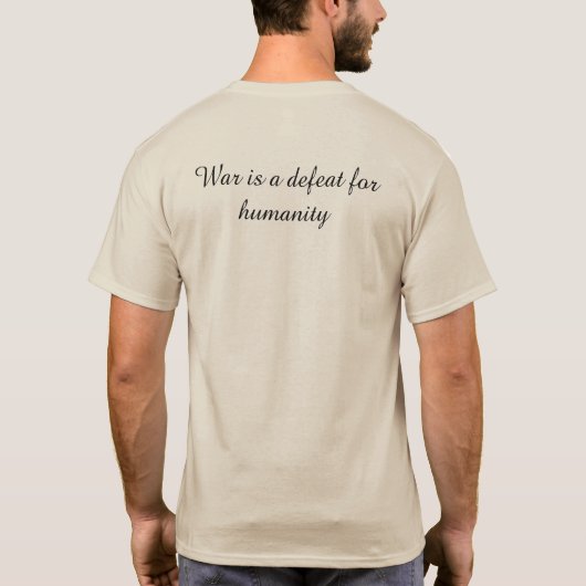 Mannen T-shirt (Achterkant)