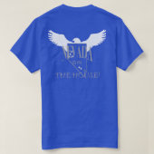 Mannen t-shirt (Design achterkant)