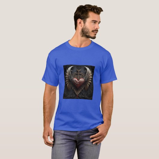Mannen T-shirt (Voorkant volledig)