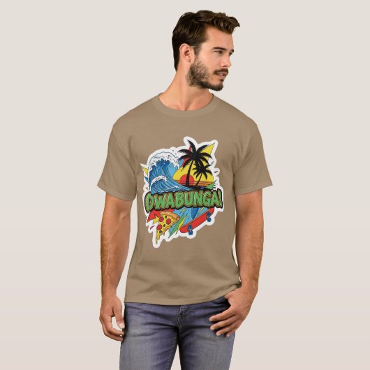 Mannen T-shirt (Voorkant volledig)